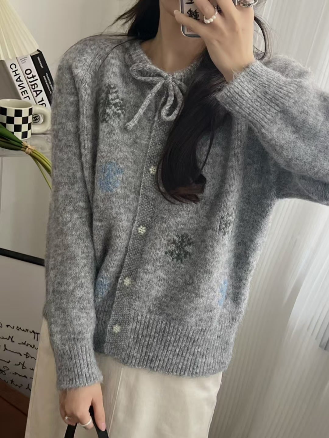 【outer】ニットカーデ　M29044