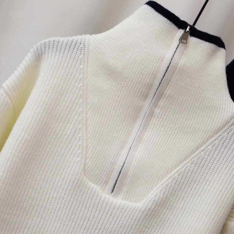 【tops】ファスナーニットセーター　M27887