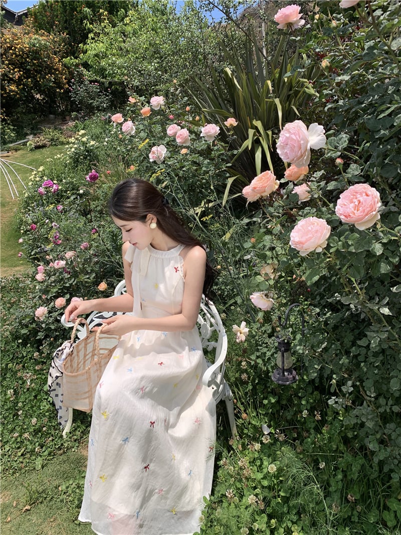 【dress】ホルターネックワンピース　M25304