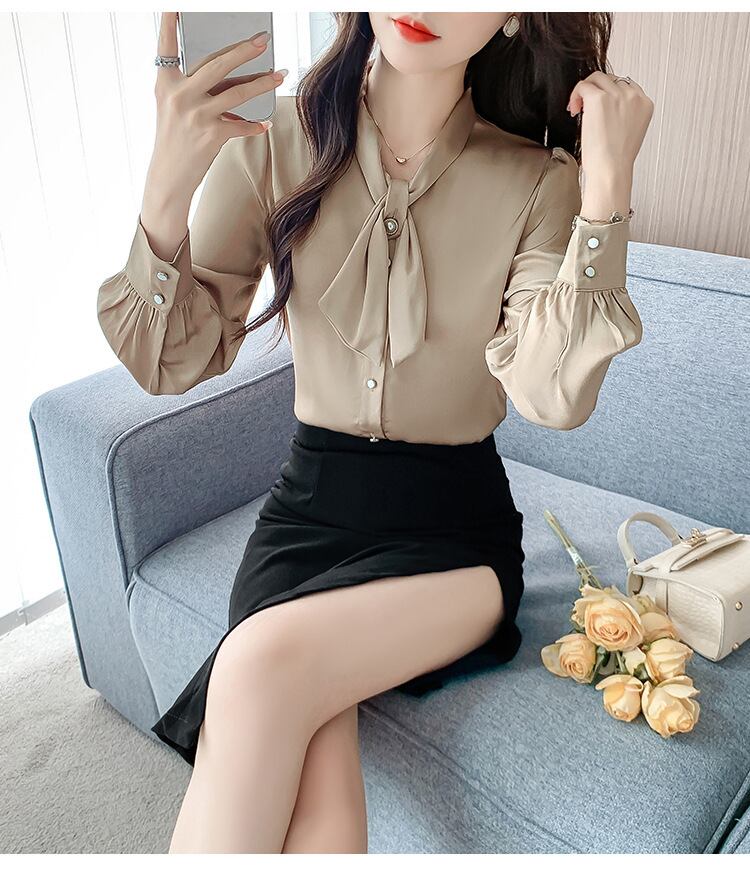 【tops】OL、通勤シャツブラウス　M29534