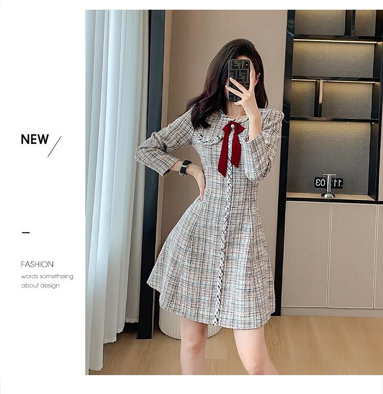 【dress】ツイードワンピース　M18608