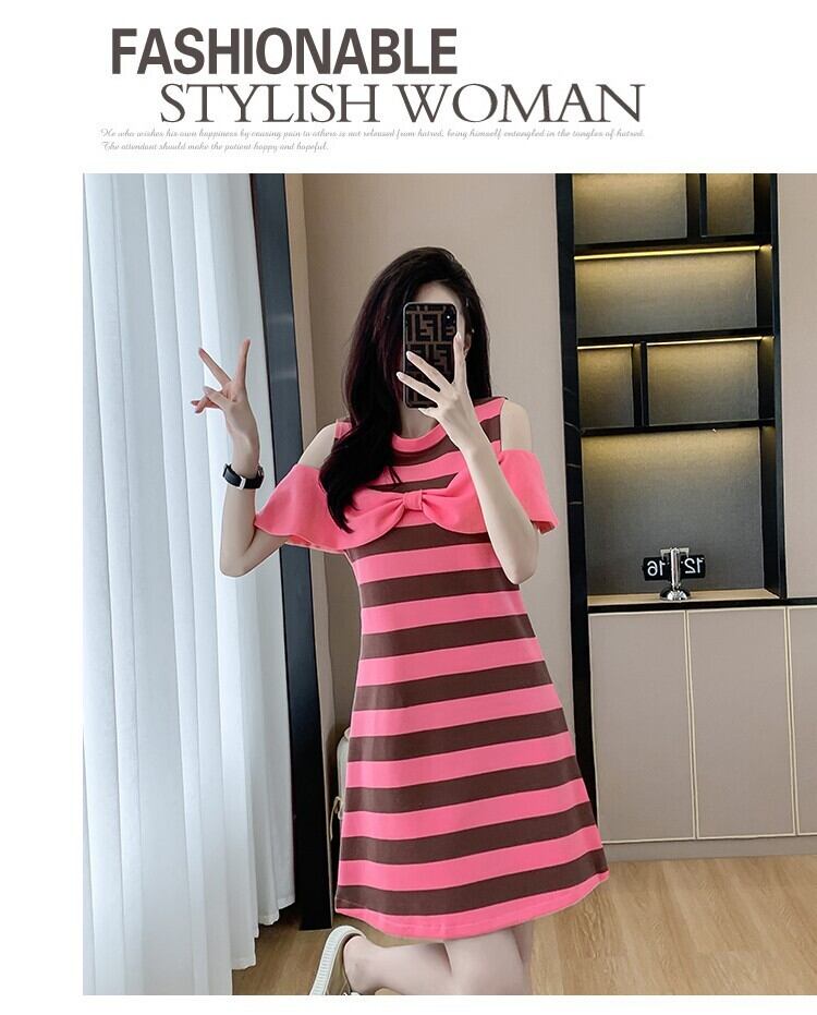 【dress】ボーダー柄ワンピース　M29312