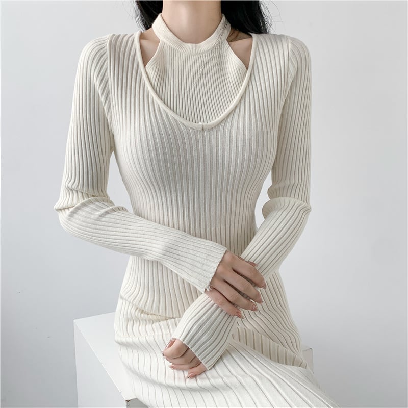 【dress】ニットワンピース　M18843