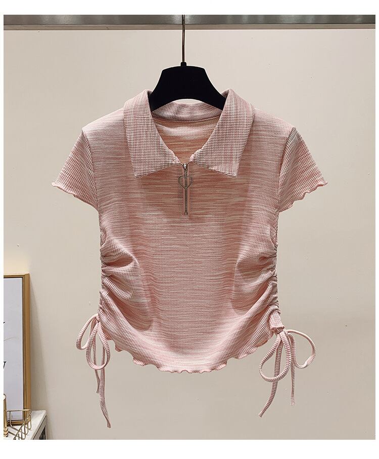 【tops】POLOネックTシャツG20675