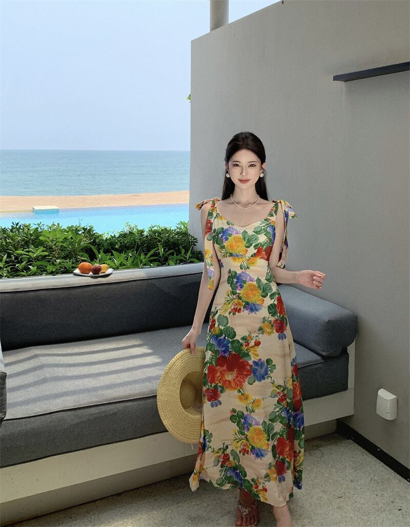 【dress】プリントキャミワンピース G21096