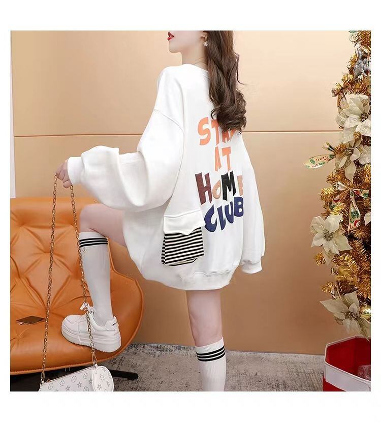 【tops】クルーネックパーカー　M18556