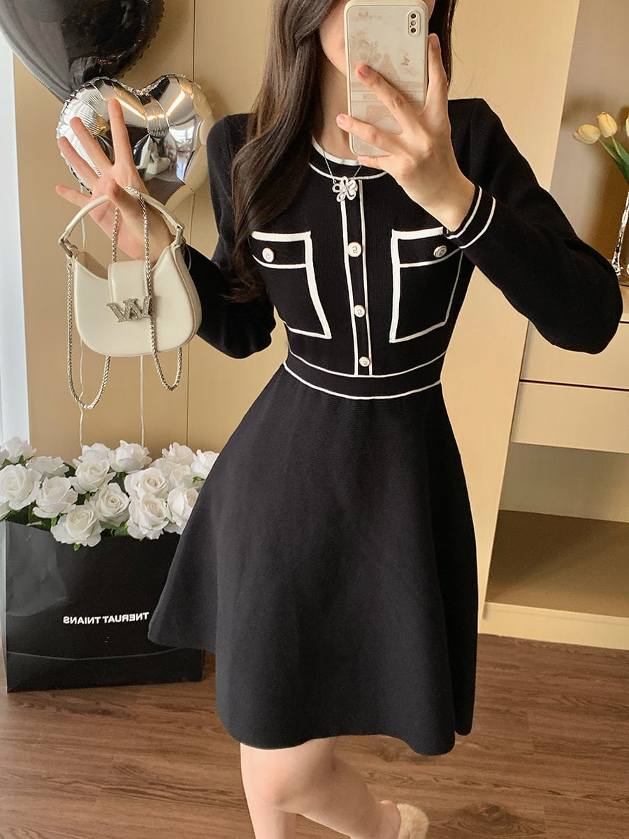 【dress】ニットワンピース　M28391