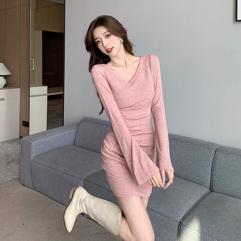 【dress】ニットワンピース　M19051