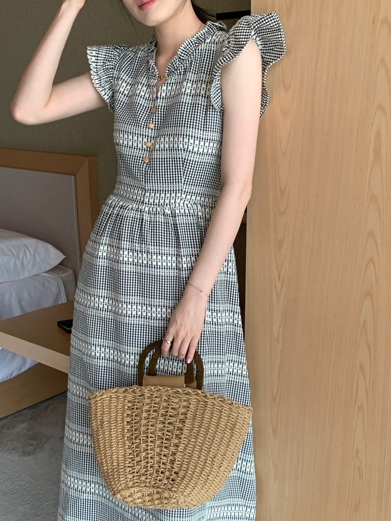 【dress】フリルワンピース　M24461