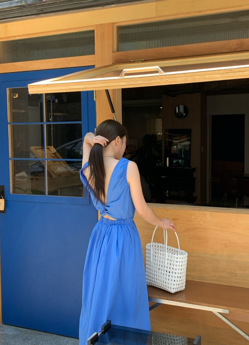 【dress】バックレスワンピース　M25066