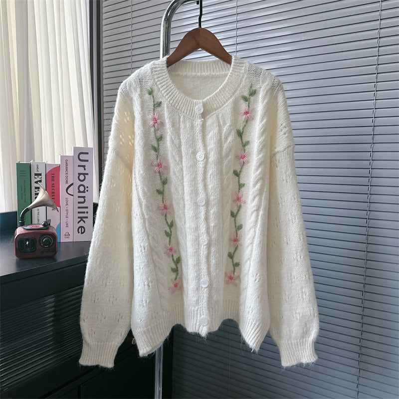 【outer】ニットカーデ　M25645