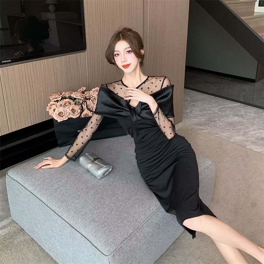 【dress】ドッキングワンピース　M18646