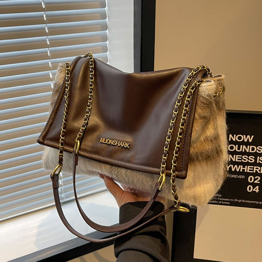 【小物】大容量ジッパーショルダーバッグG20148