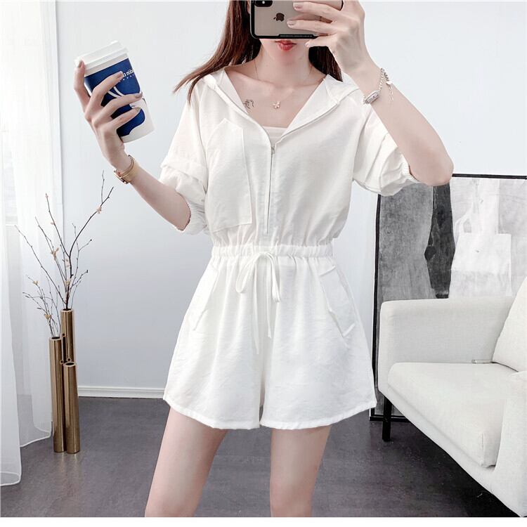 【set】ファッション好感度UP!気質満点ルーズ着痩せオールインワン G1047