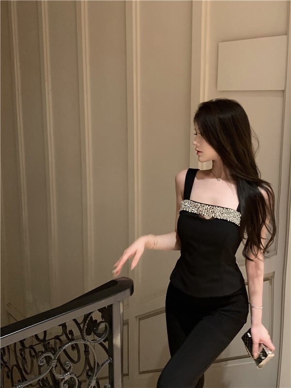 【tops】ダイヤモンドキャミソール G21206