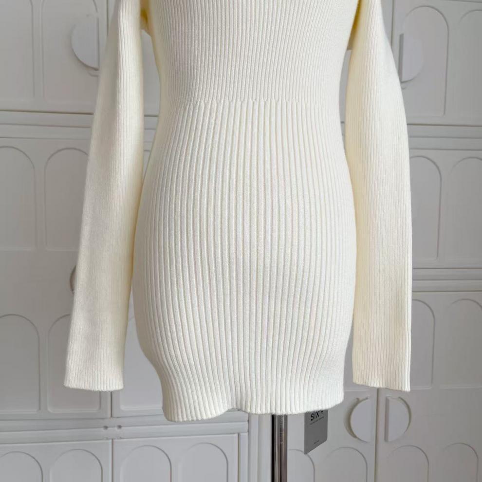 【tops】ボートネックニットセーター　M27869
