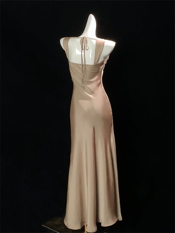 【dress】パールスパンコール付きキャミワンピース　N3527