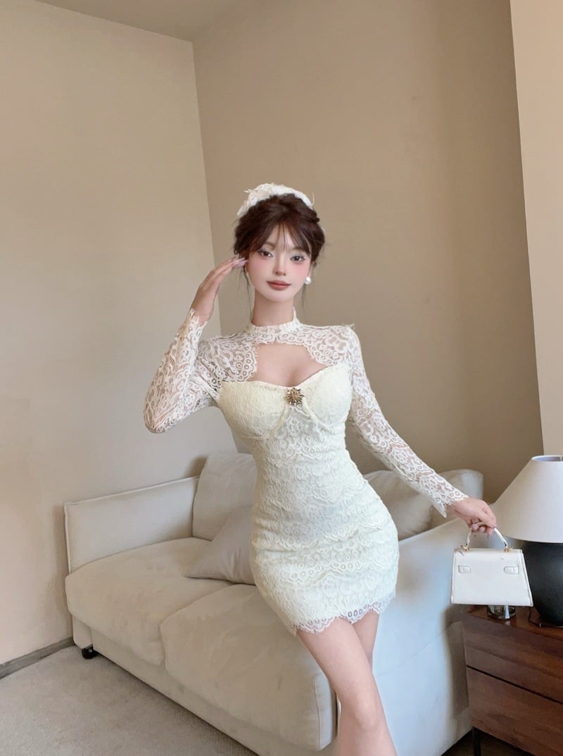 【dress】レースワンピース　M29008