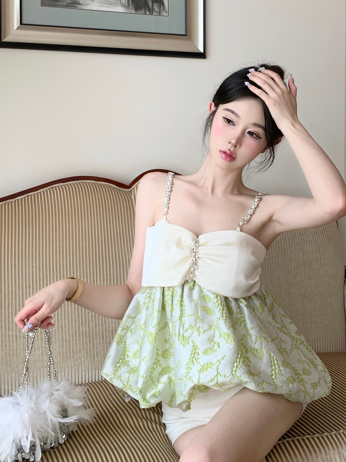 【tops】ドッキングキャミソール　M24638