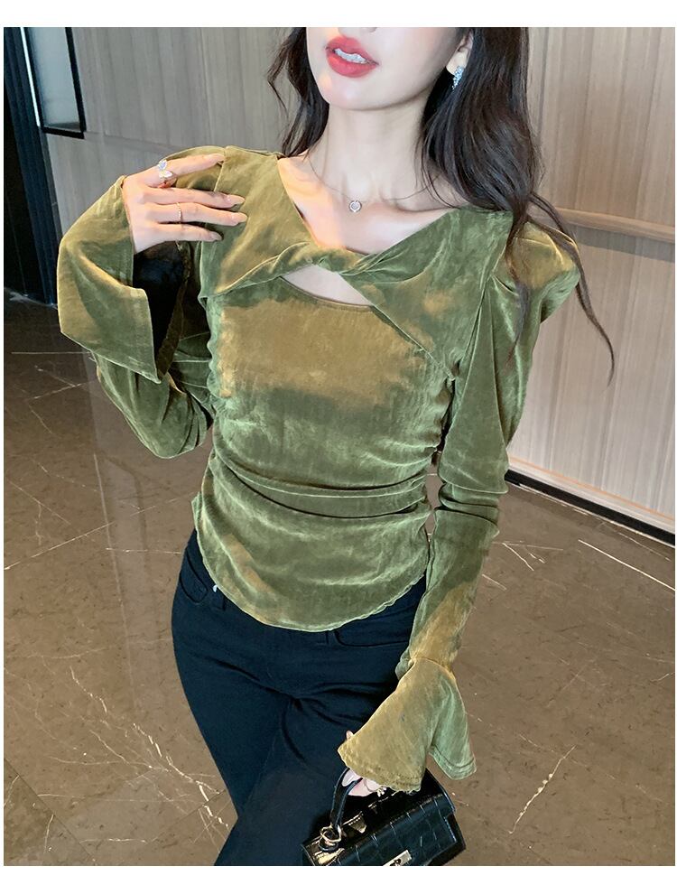 【tops】長袖Ｔシャツトップス　M28975