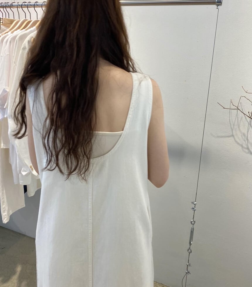 【dress】デニムベストワンピース　M23881