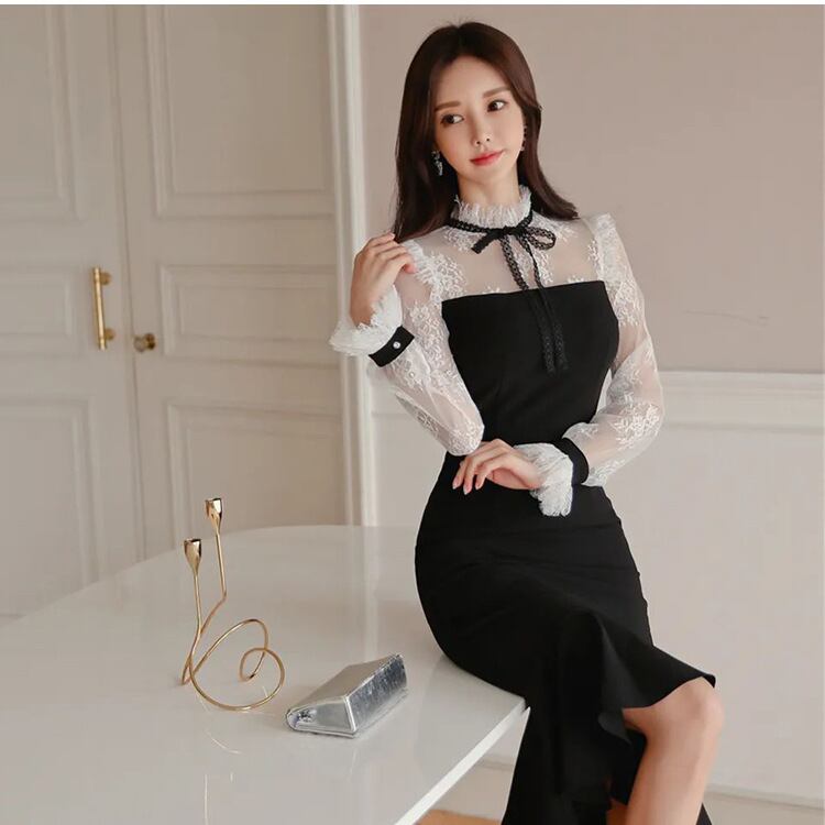 【dress】マーメイドワンピース　M18876