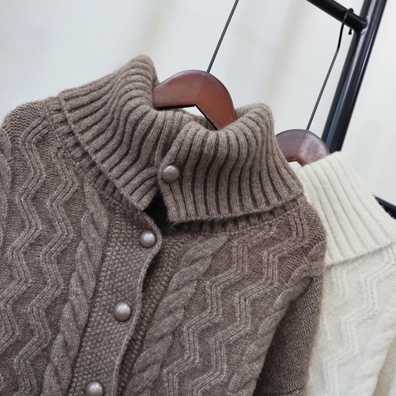 【outer】ニットカーデ　M28630