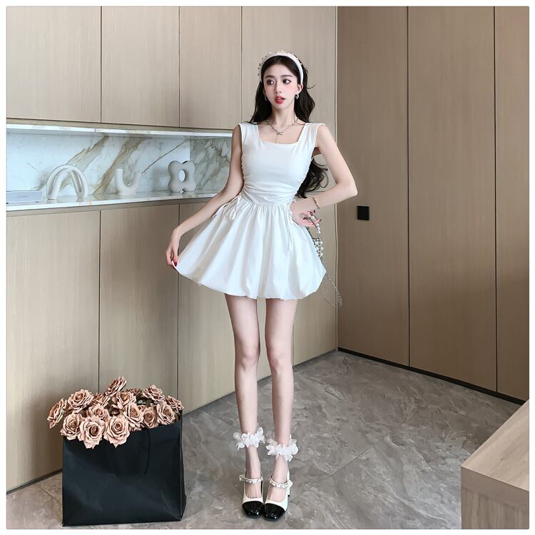 【dress】スクエアネックキャミワンピース G20497