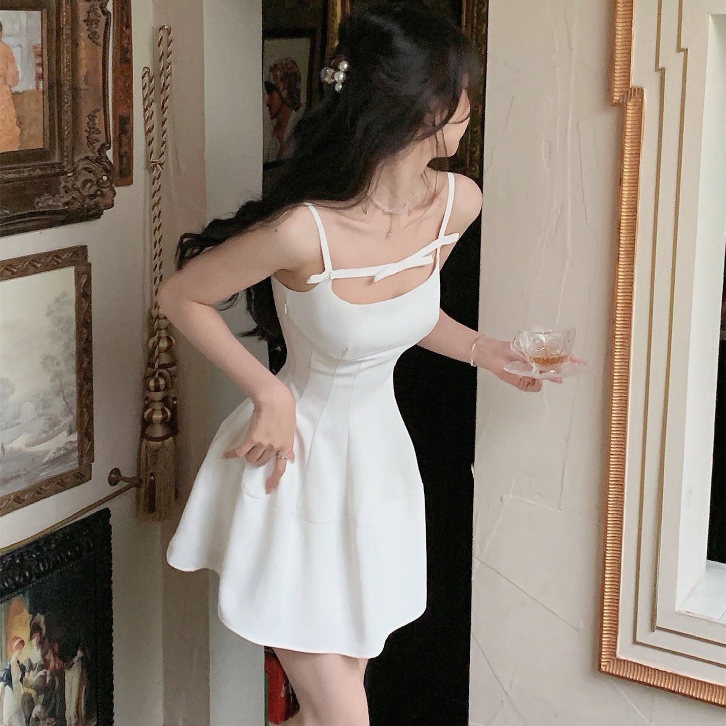 【dress】リボンキャミワンピース　N3266
