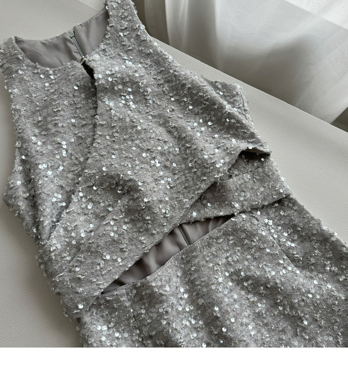 【dress】ノースリーブキラキラワンピース　M23971