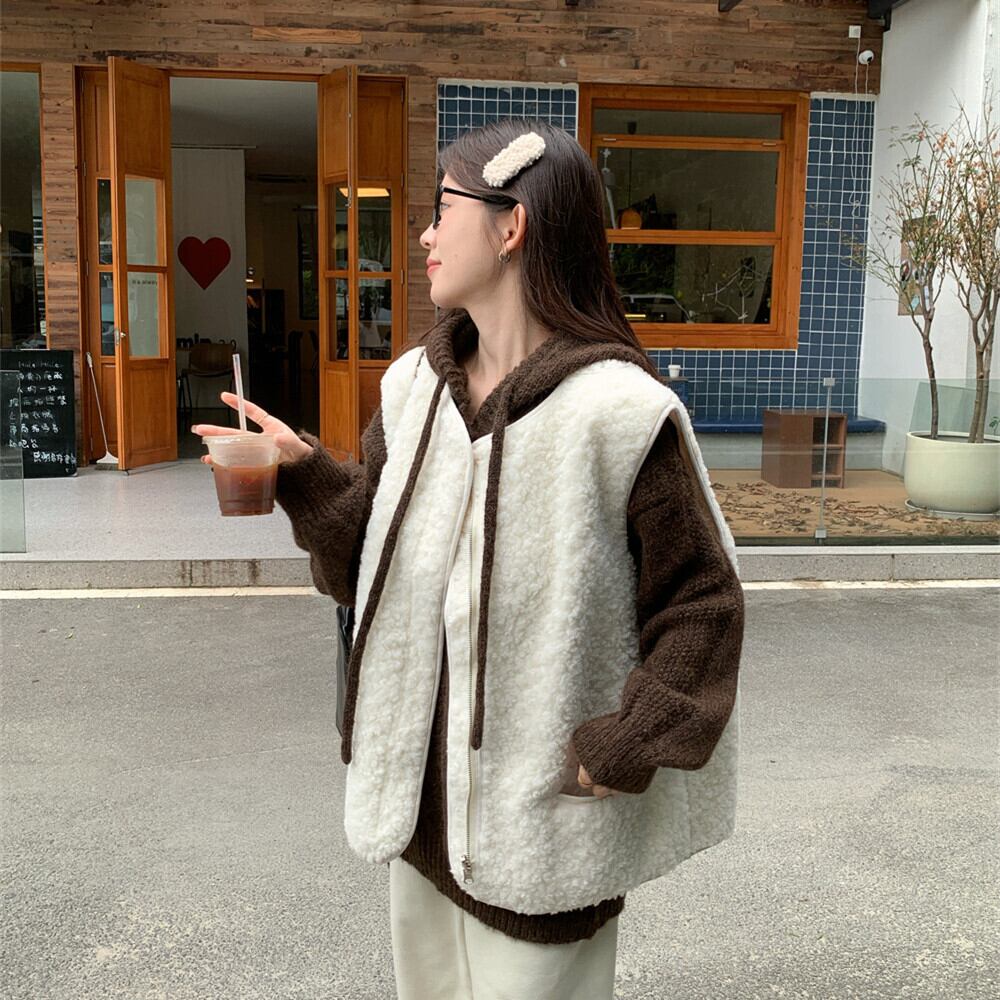 【set】ニットセーター×ラムズウールベストセット　M27219