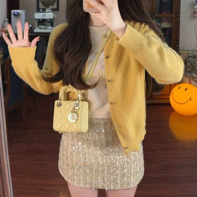 【outer】ニットカーデ　M28457