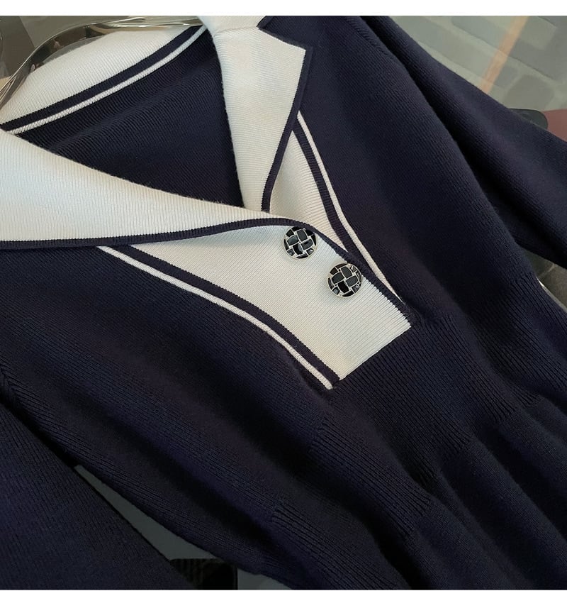 【dress】ニットワンピース　M25350