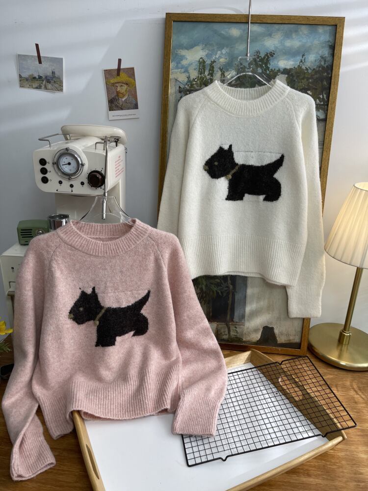 【tops】カートゥーンニットセーター　M26856