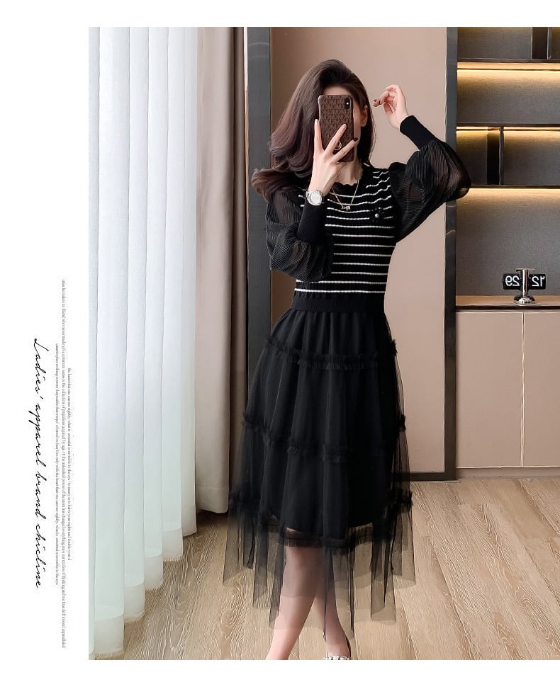 【dress】ドッキングデートワンピース　M17952