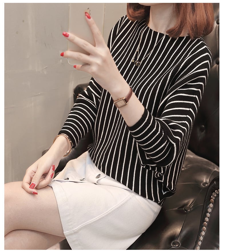 【tops】ドルマンスリーブニットセーター　M28854
