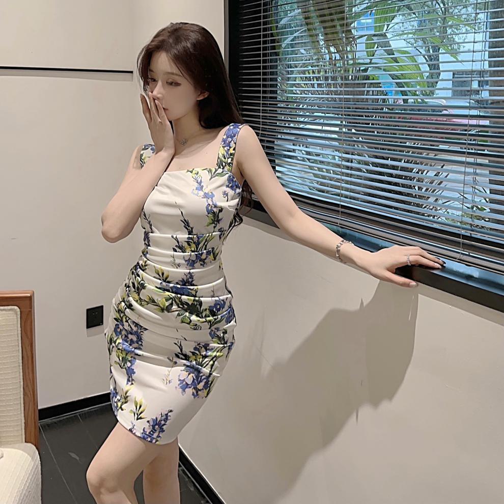 【dress】花柄キャミワンピース　M23960