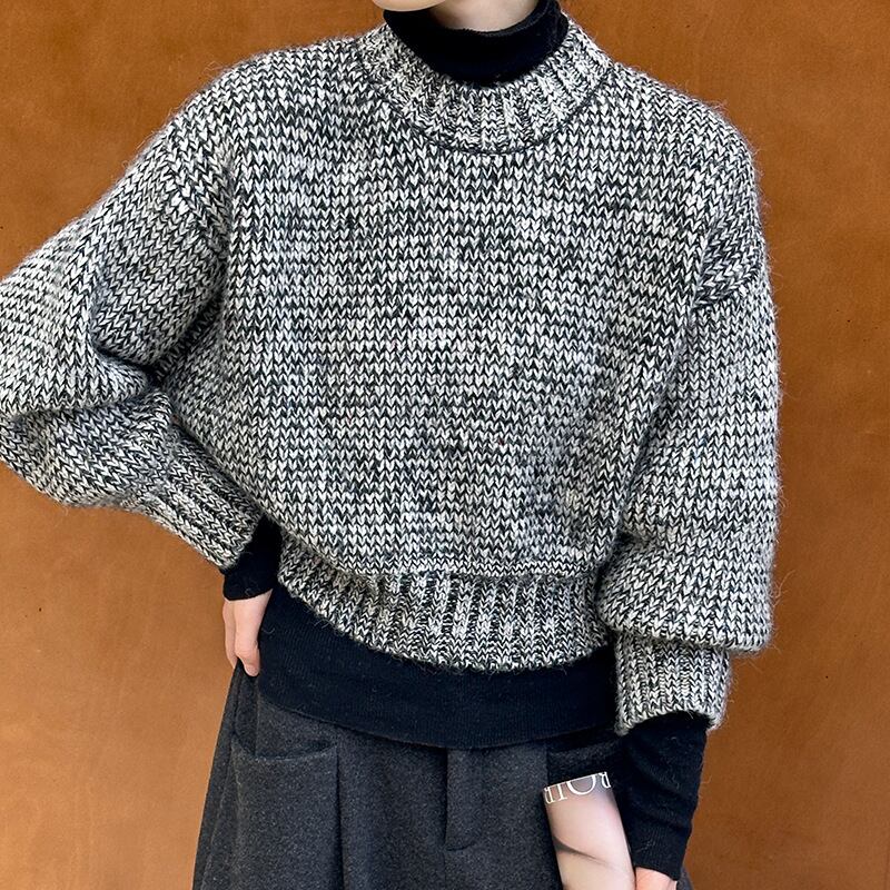 【tops】ニットトップス Q6965
