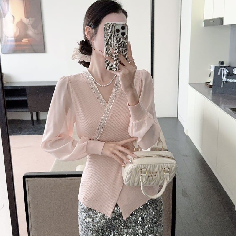 【tops】不規則 イレギュラードッキングトップス　M29387