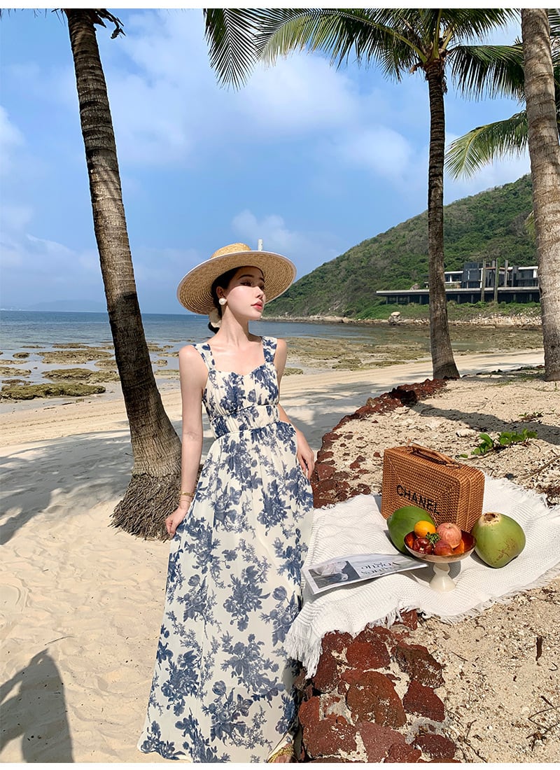 【dress】プリントキャミワンピース　M25230