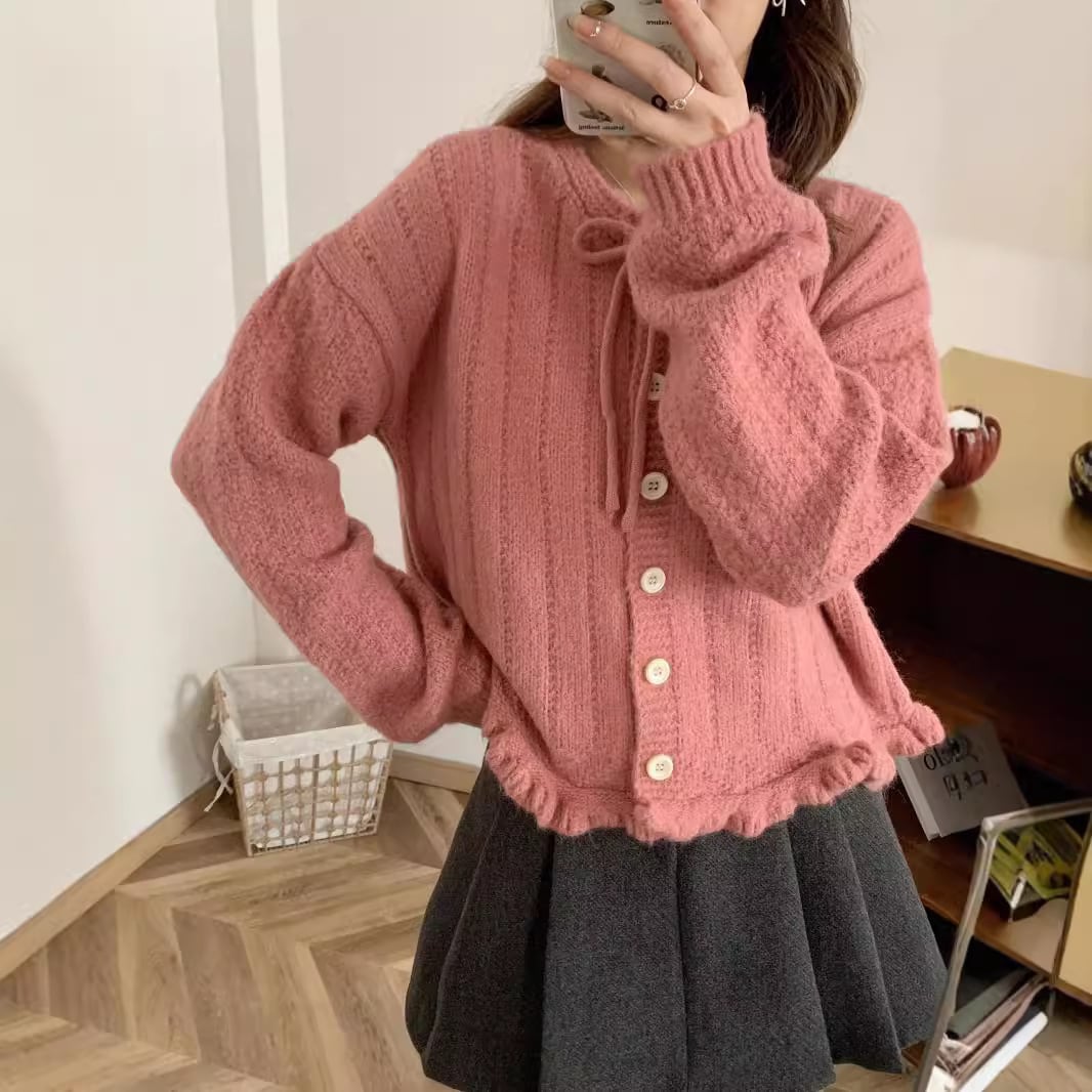 【outer】ニットカーデ　M26423