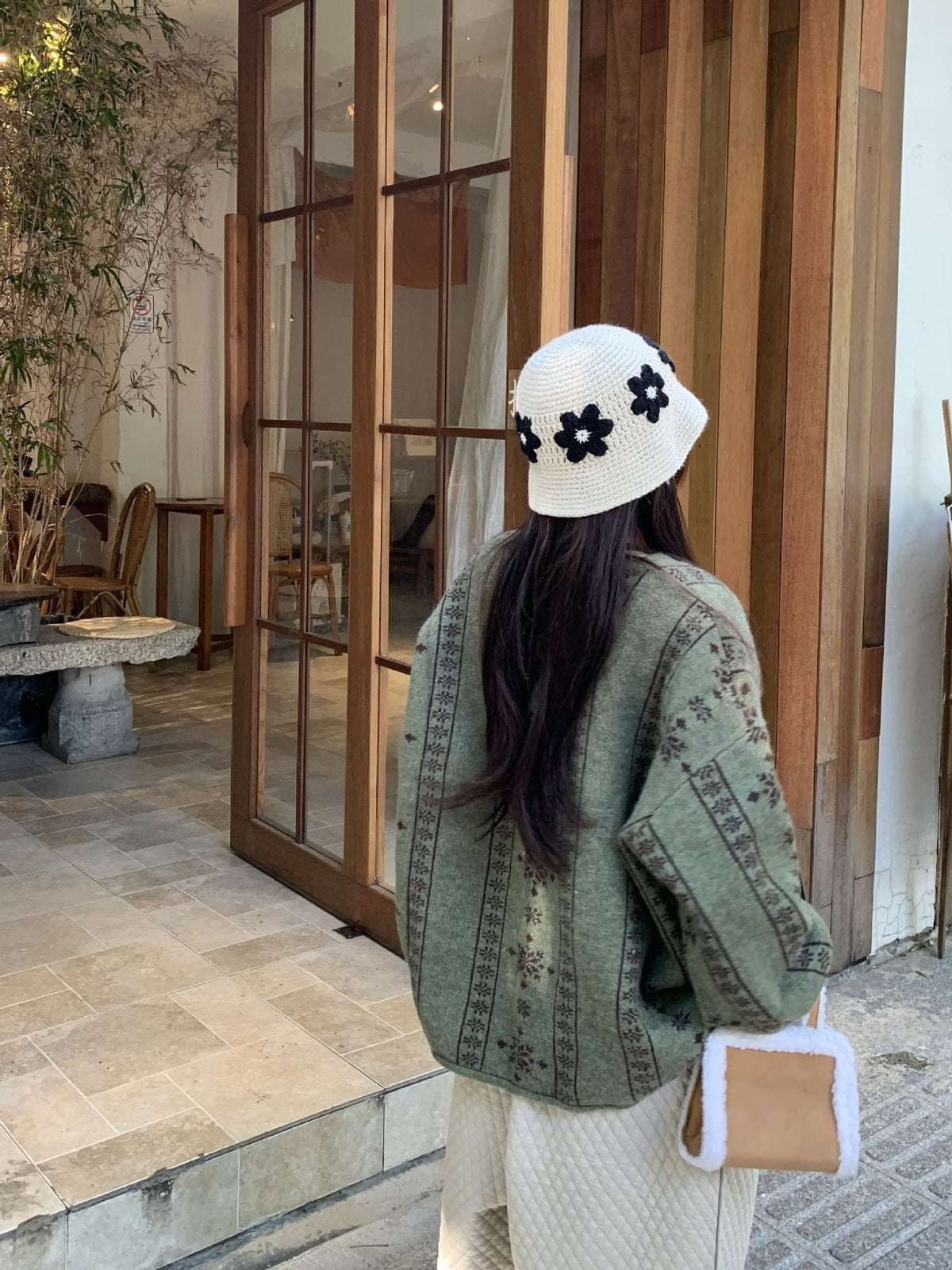 【outer】ニットカーデ　M27986