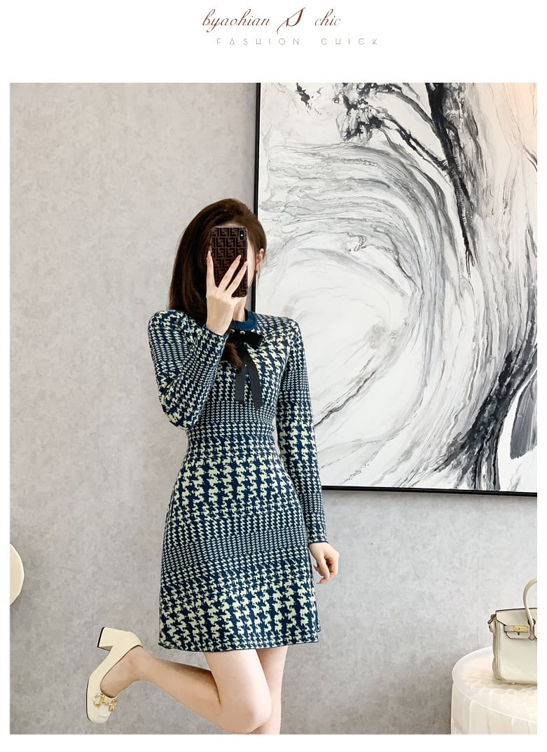 【dress】ジャカードワンピース　M25510