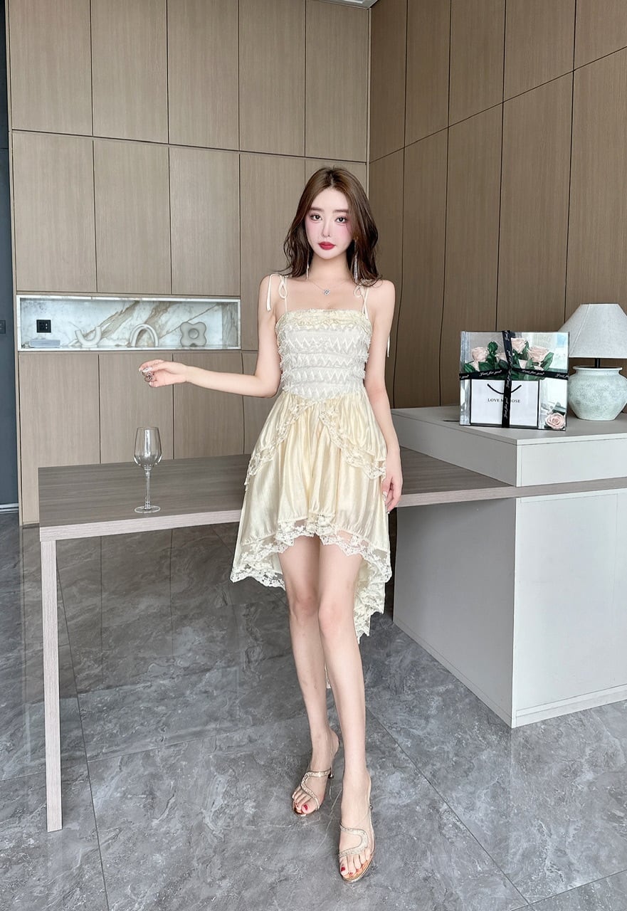 【dress】不規則 イレギュラーキャミワンピース　M24230