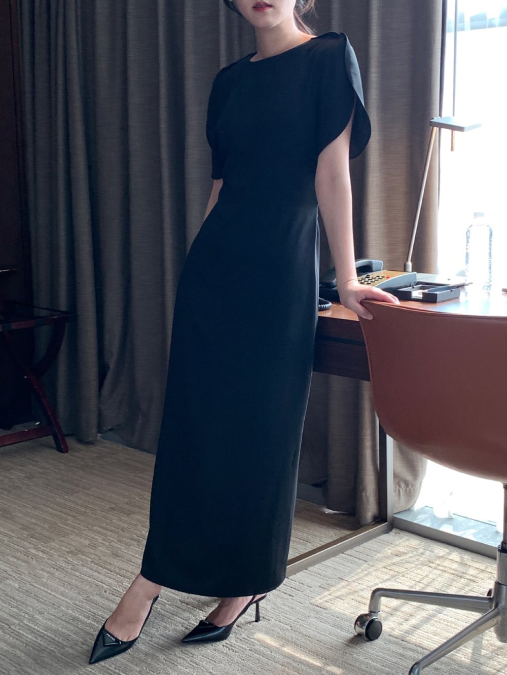 【dress】無地ワンピース　M24728