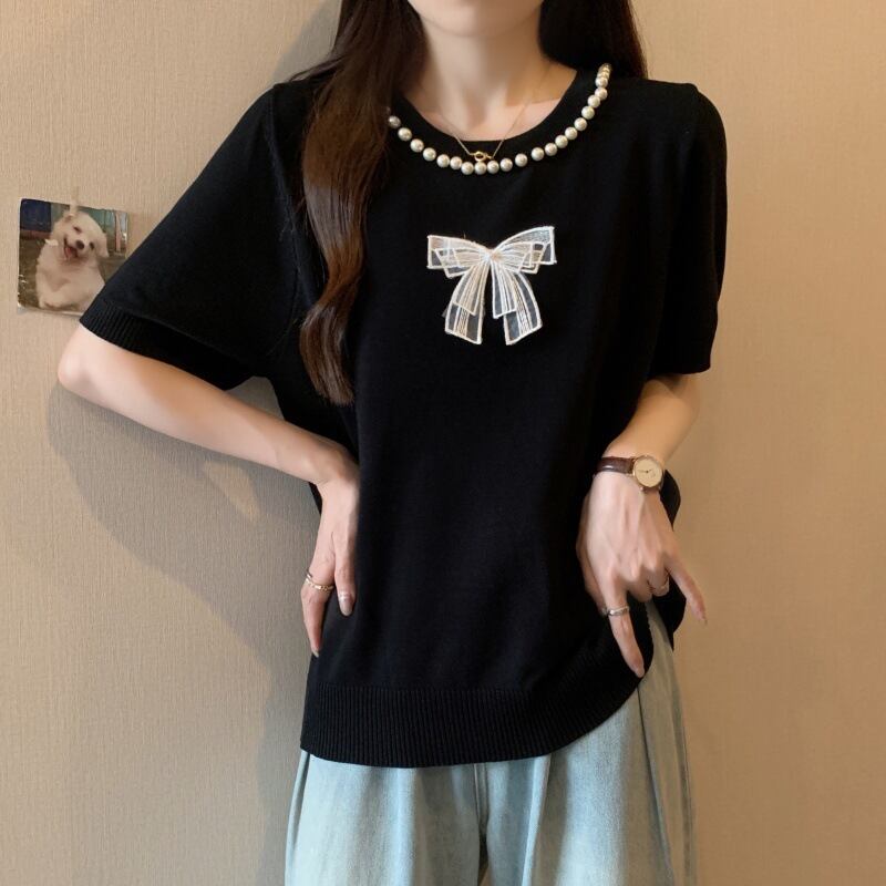 【tops】半袖ニットTシャツG21047