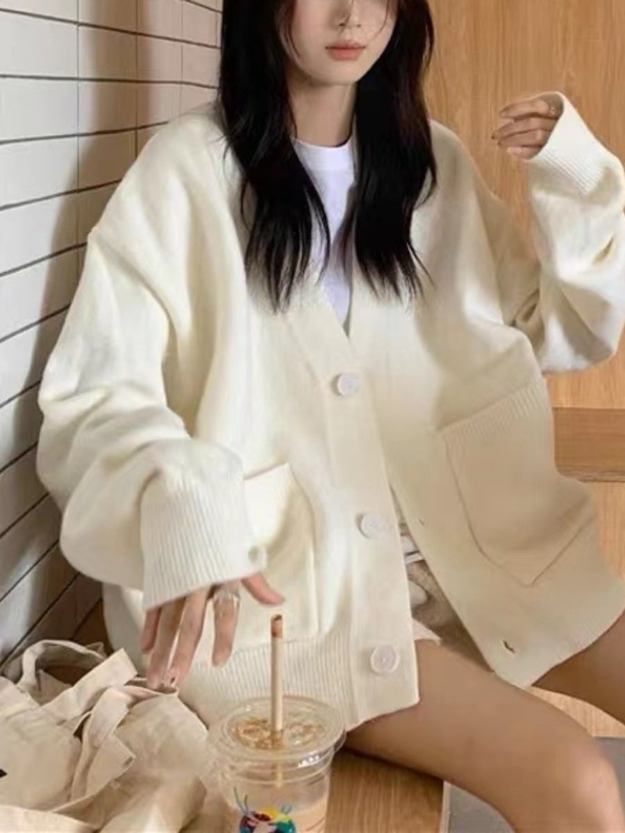 【outer】ニットカーデ　M28455