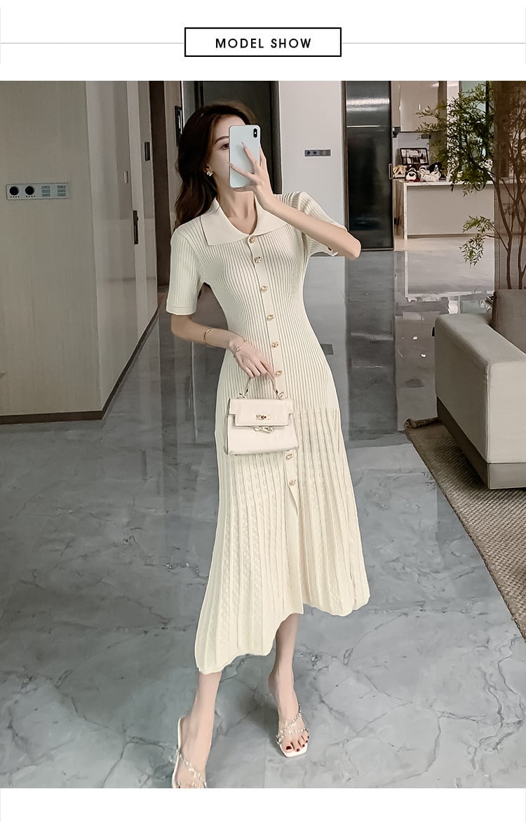 【dress】ニットワンピース　M24550