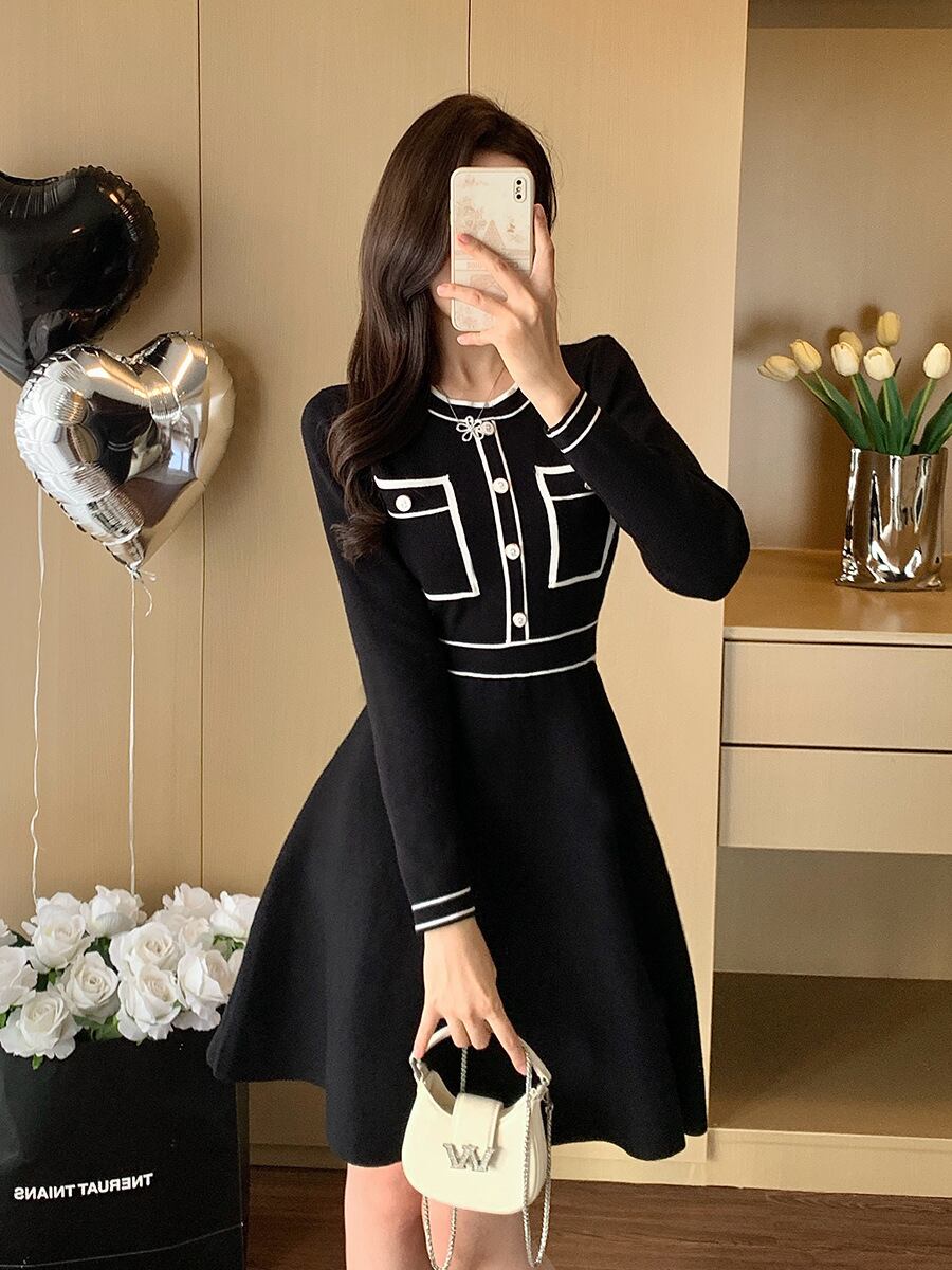 【dress】ニットワンピース　M28391