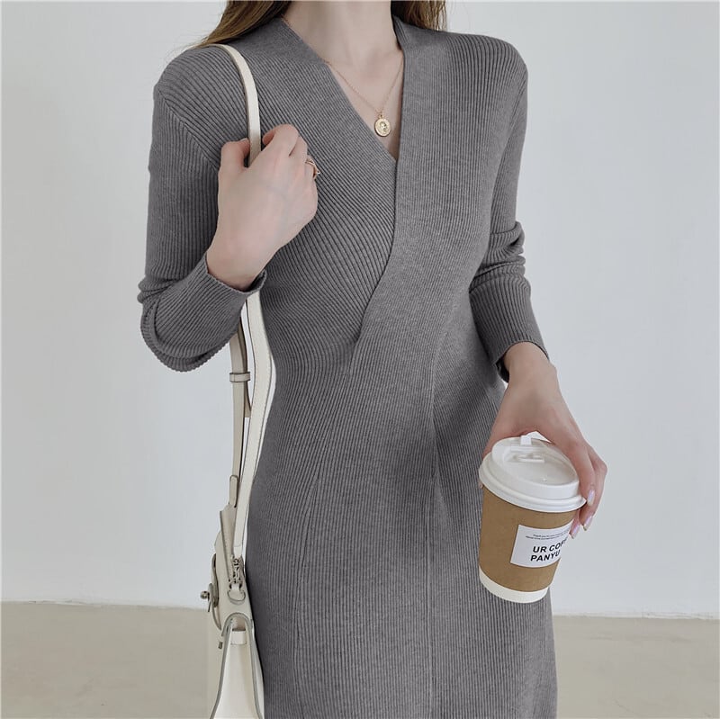 【dress】ニットワンピース　M25539